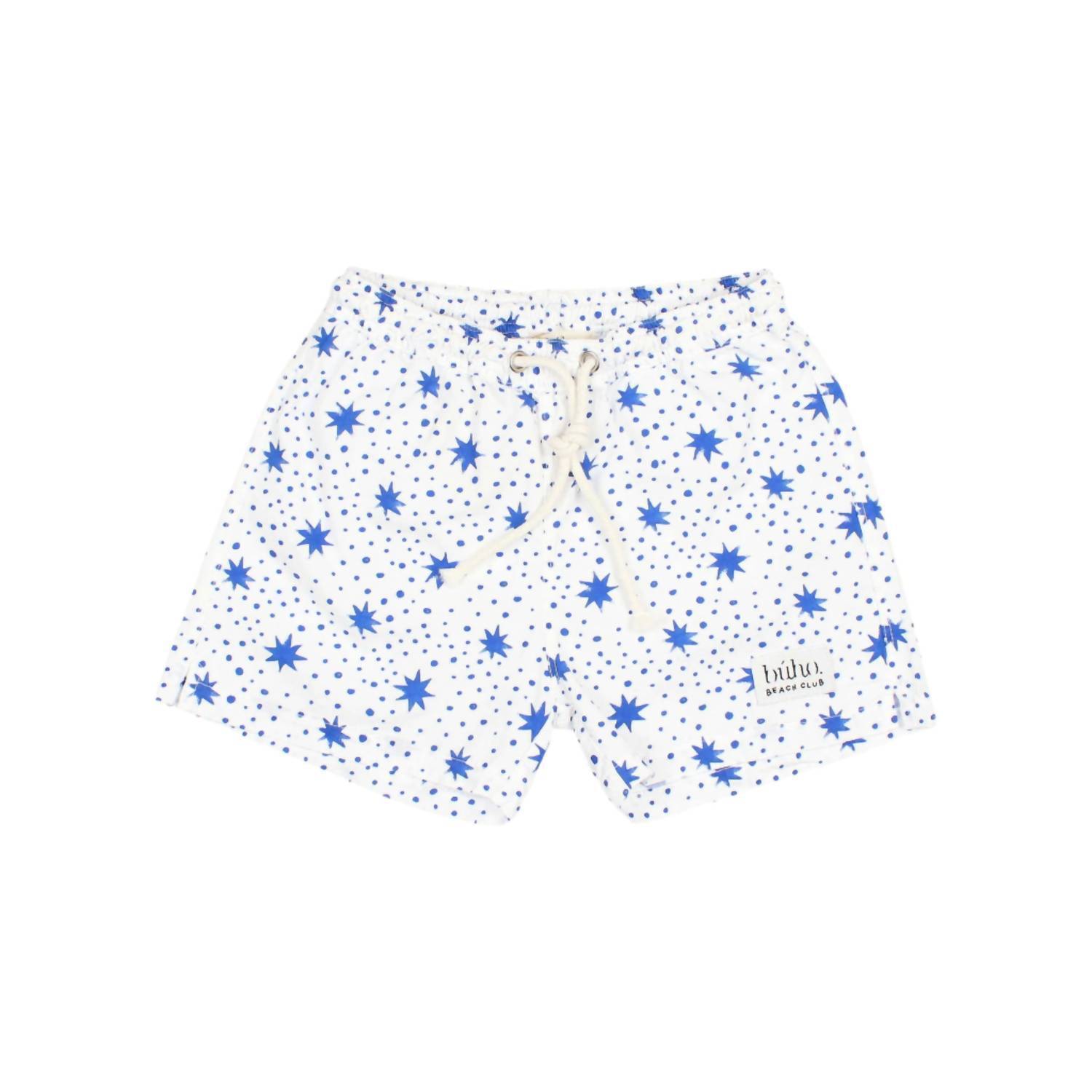 New Bho Boys Stars Swim Trunk In BlueWhite